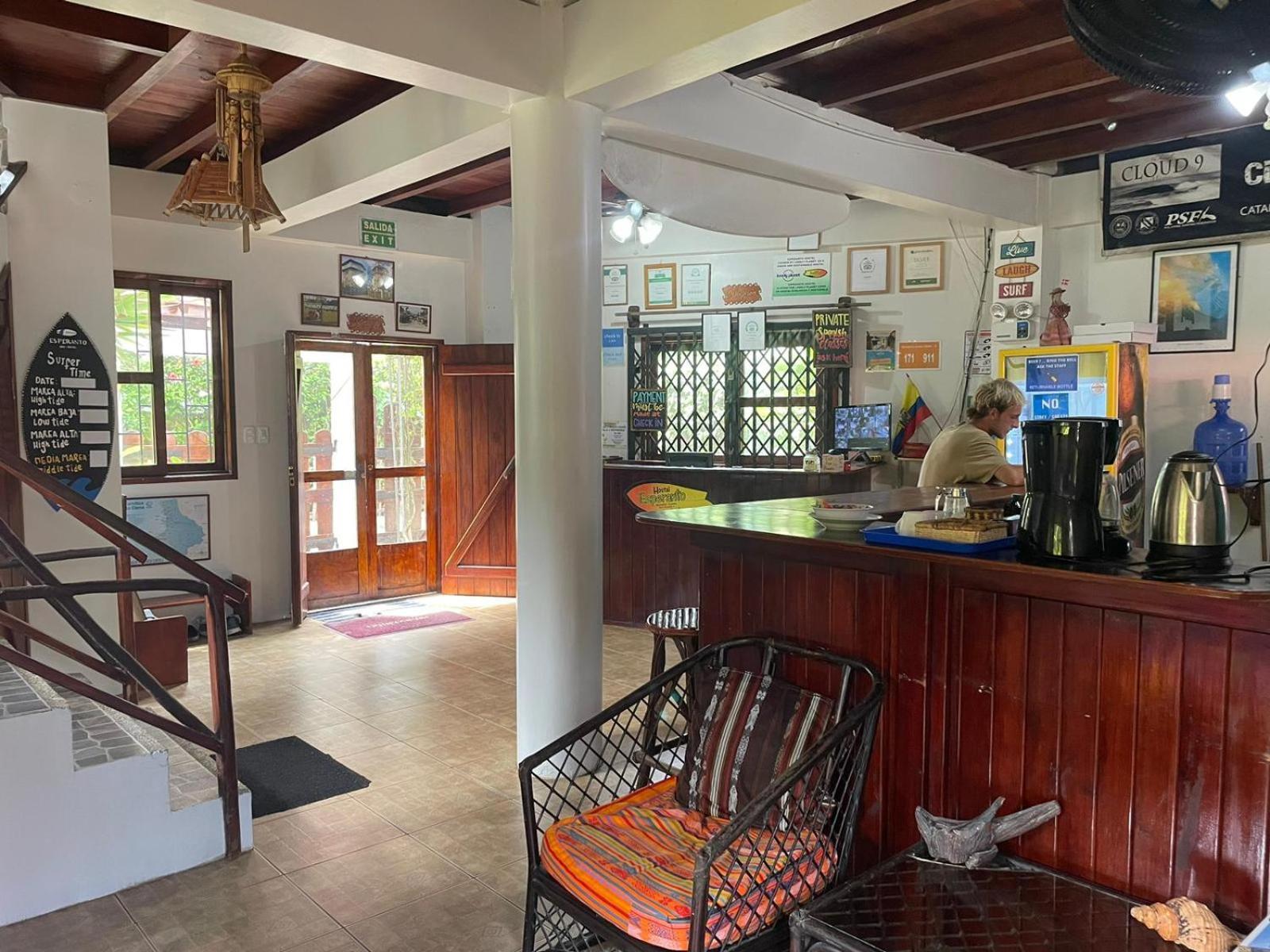 Esperanto Bed & Breakfast Surf Hostel Montañita Eksteriør bilde